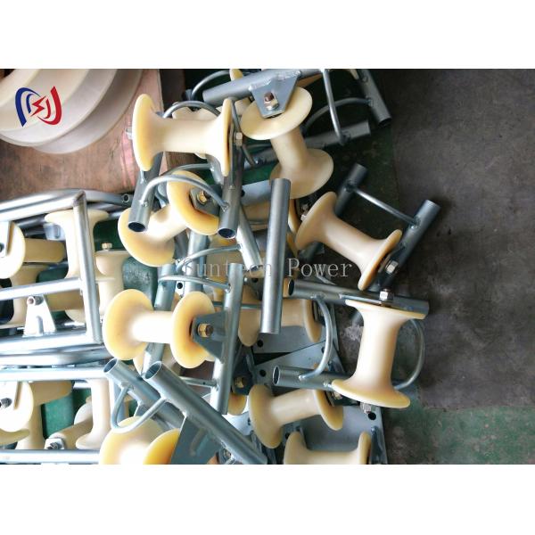 150mm Diameter Cable Pulley Roller 5KN Cable Pulleys And Rollers