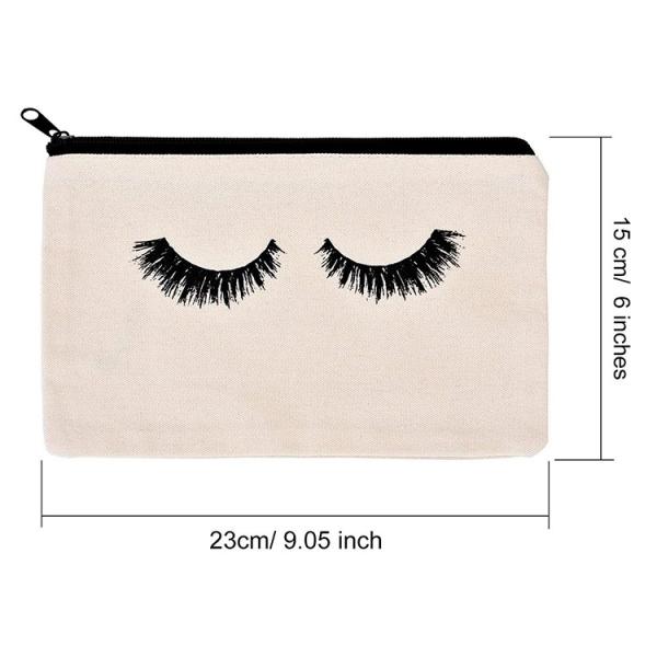Customized fashion zipper cartoon cotton cosmetic make up bag  Canvas Bag