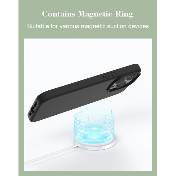 Magsafe Liquid Silicone Capa de teléfono móvil a prueba de agua para el iPhone 16 15