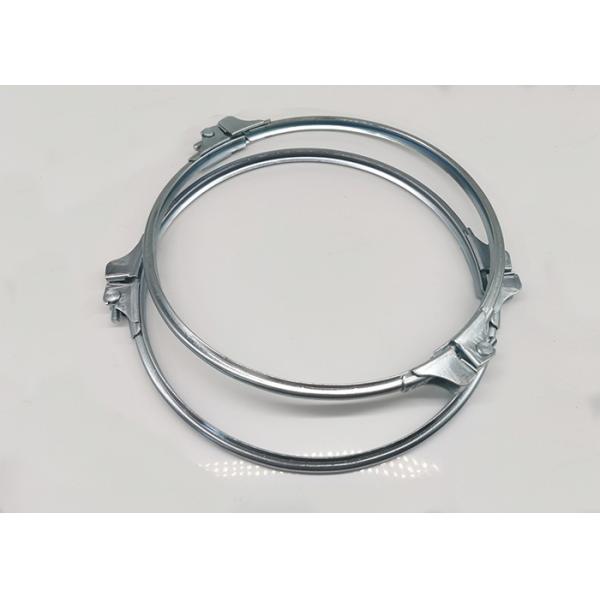 250mm Galvanized Conduit Clamps Quick Connect Pull Ring With Sealant