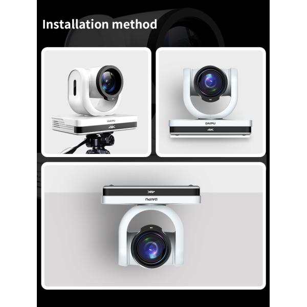 4K 12X Optic HD YouTube ToF Ptz HD Optical Zoom Video Camera for Live Streaming System
