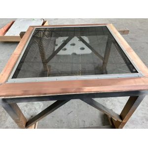 Lightweight Aluminum Frame RF Shielded Window with 100 dB Shielding Effectiveness and Custom Size