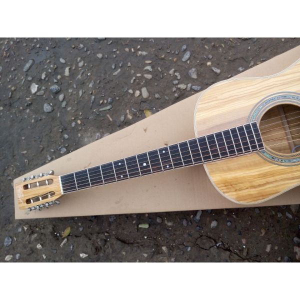AAAA all Solid imported olive wood OOO28K style custom guitar acoustic electric guitar