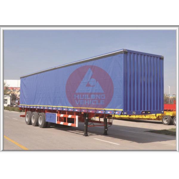 Aluminum Alloy Rail Curtain Side Trailer  2 Inches Kingpin Length Curtain Printable
