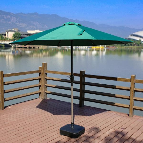 Outdoor Leisure Waterproof Polyester Sunshade Garden Parasol for Adults' All Season