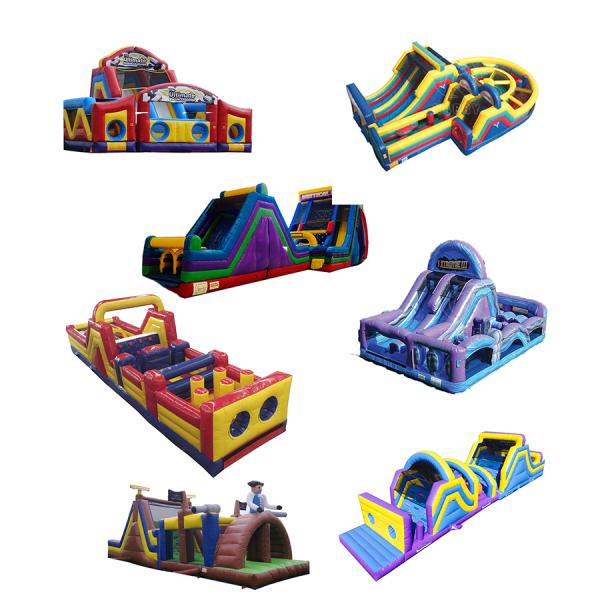 Challenge Race Bounce House Inflatable 5K Obstacle Course Equipment for Adults