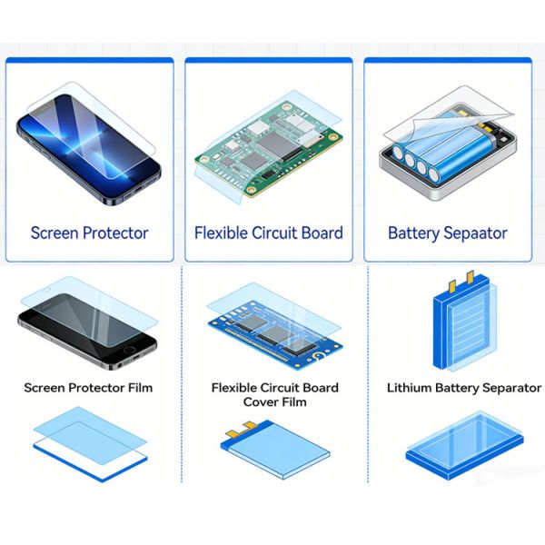 Heat Resistant BOPET Film with High Tensile Strength and UV Solvent Ink Compatibility for Appliance Panels