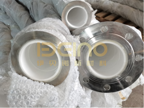 Ceramic Sleeve Lined Pipe Wear Resistant Ceramic Pipe For Lithium Battery