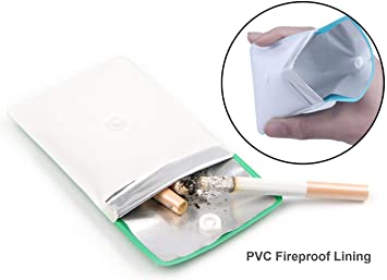 Компакт мешка золы сигареты PVC Ashtray кармана ЕВА OEM портативный придает огнестойкость непахучему