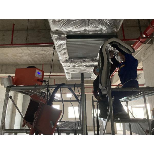 Double Weld Guns Central Air Conditioning Duct Insulation Nail Welder