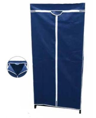 Vestuário não tecido do azul 1.6m, armário de roupa ereto livre