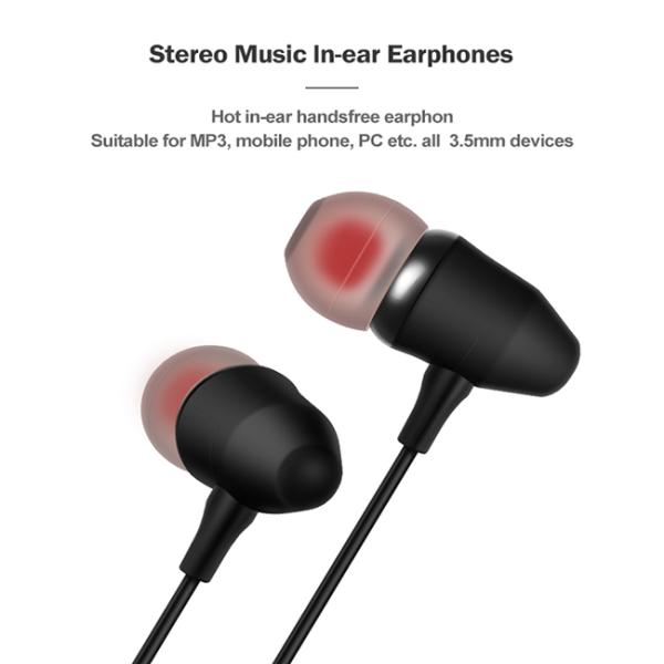 3.5mm Jack Wired In Ear Earphones 47in Wired Earbuds For Phone Calls