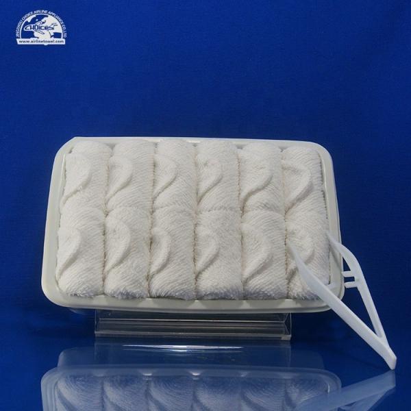 100% Pure Cotton Bleached Plane Hot Towel
