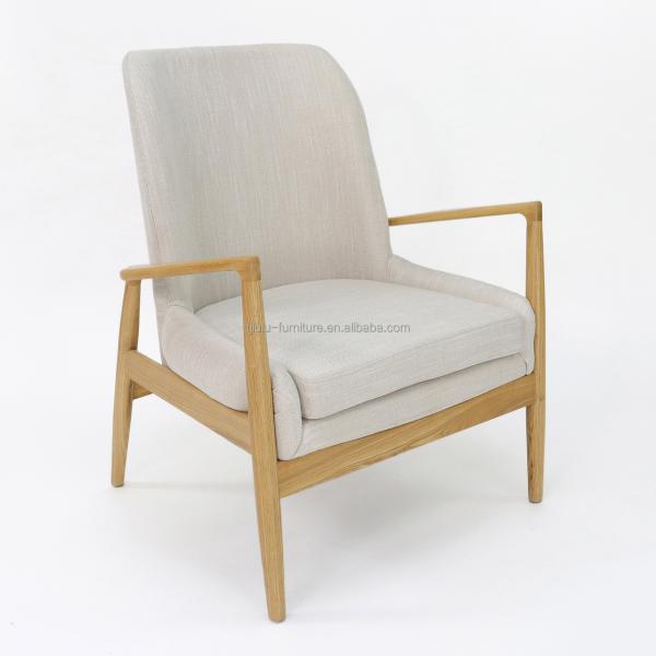 Modern Design Solid Wood Frame Leisure Sofa Chair for Living Room Nordic Luxury Lounge Chair