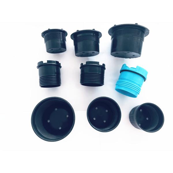 Plastic Injection Molded Pipe Thread Protector Caps Compression
