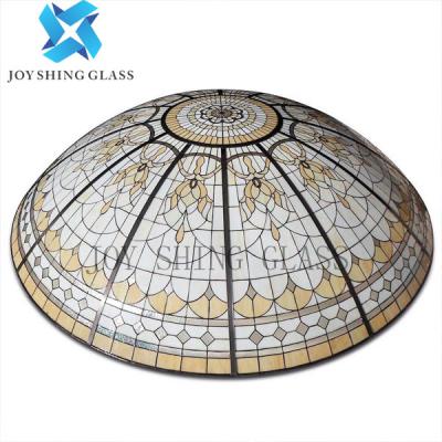 Luxury Tempered Church Stained Glass 3mm-22mm For Church Domes