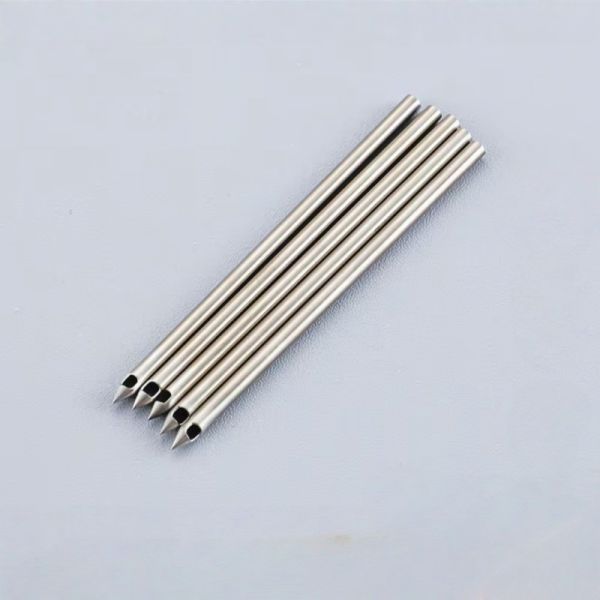Processing Custom Laser Cutting 304 316L Stainless Steel Capillary Tube Hollowing  Slotting  Punching  Marking  Sandblasting