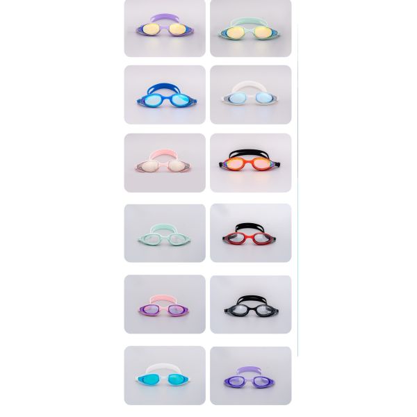 Electroplated swimming goggles, men's and women's sports products, swimming pool training for indoor and outdoor beaches, custom-made swimming glasses by the manufacturer, adults