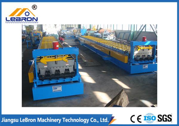 High Production Step Tile Roll Forming Machine Good Performance 0.8-1.2mm Thickness