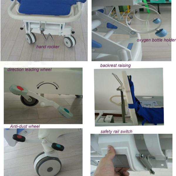 ABS Multi-Functional Patient Transportation Cart Hospital Stretcher Trolley (ALS-ST004)
