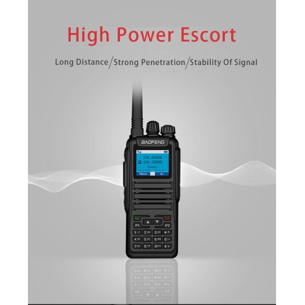 Baofeng DM-1701 DMR Direct Connection Walkie Talkie with UV Double Segment and Digital-analog Compatibility Two Way Radio