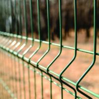 3 verde revestido pó de Ral 6005 da cerca de fio 3D da dobra 50 x 100 milímetros para o pátio