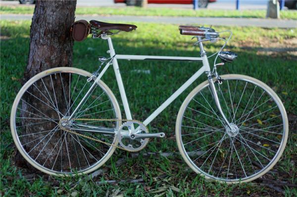 V brake colorful hi-ten steel  26/28 size elegant retro city bike with basket made in China