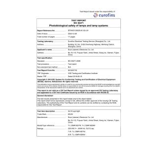 Esun electronic Co.,ltd Certifications