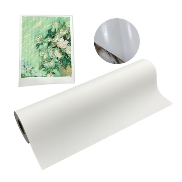 350gsm Matte Textured Waterproof Self-Adhesive Canvas for Premium Wall Art and Home Décor