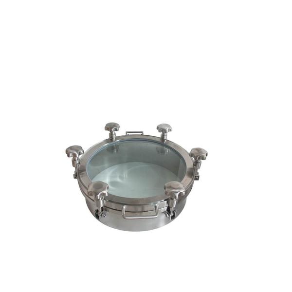 Sanitary Stainless Steel Manhole Cover SS304 SS316L Non - Pressure Circular Manhole Cover