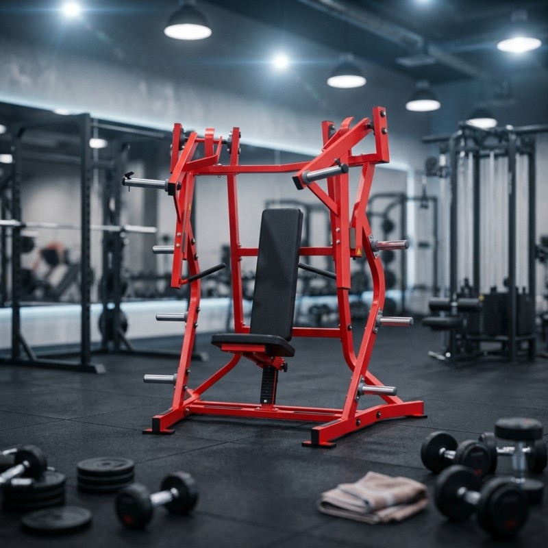 Commercial Foldable Incline Press Machine with Customized Logo for Upper Body Strength Training