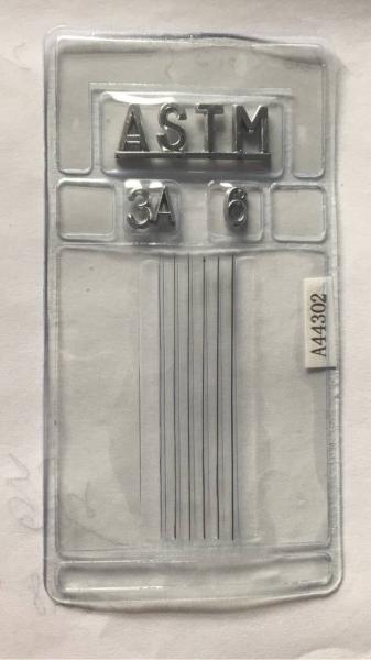 Industrial X-Ray Flaw Detector Wire Penetrameter ASME E1025 ASTM E747 DIN 54