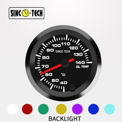 LCD Display Autometer Oil Temp Gauge With 2.5 Inch Screen