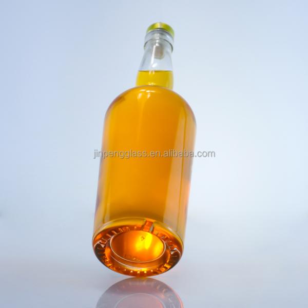 Clear 750ml Valiant Glass Bottle for Beer Made of Clear Glass