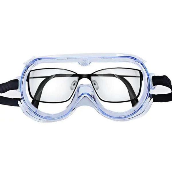 Splash Proof Disposable Protective Goggles , Anti Scratch PPE Safety Goggles