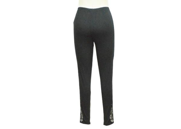 Comfortable Ladies Casual Pants Women'S Sports Trousers Rhinestone Decoration