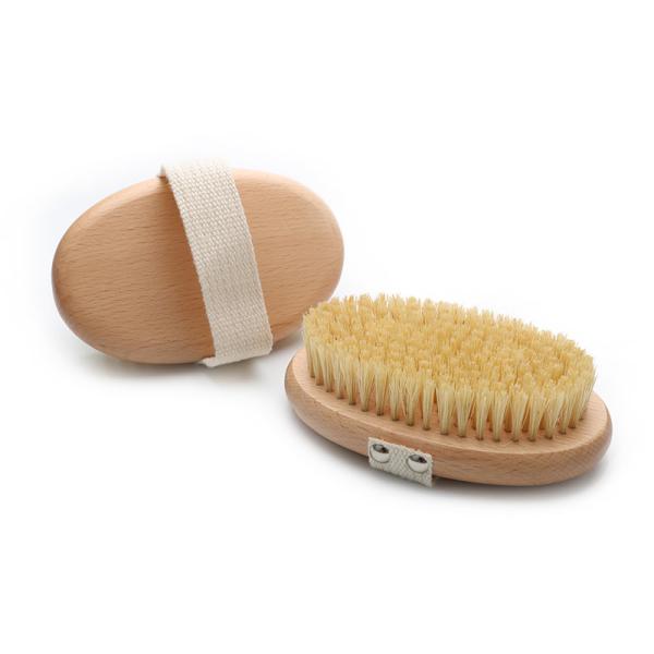 Vegano Sisal Corpo escova seca Cisne Canela de banho Esfoliação da pele