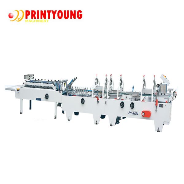 AC220V Crash Lock Bottom Carton Folder Gluer 220m/Min For Printing Industry