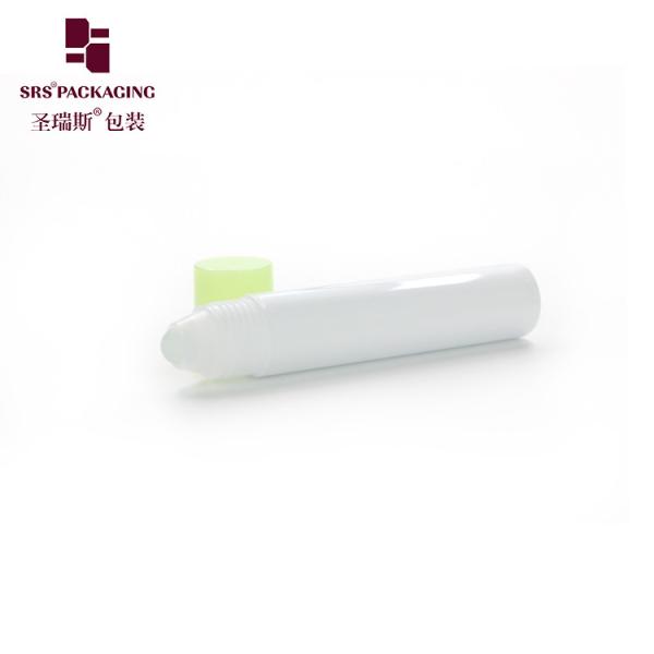 20ml Green Mist Screw-On Closure Clear Plastic Cosmetic Bottles With Glass Ball For Skin Care And Ance Treatment