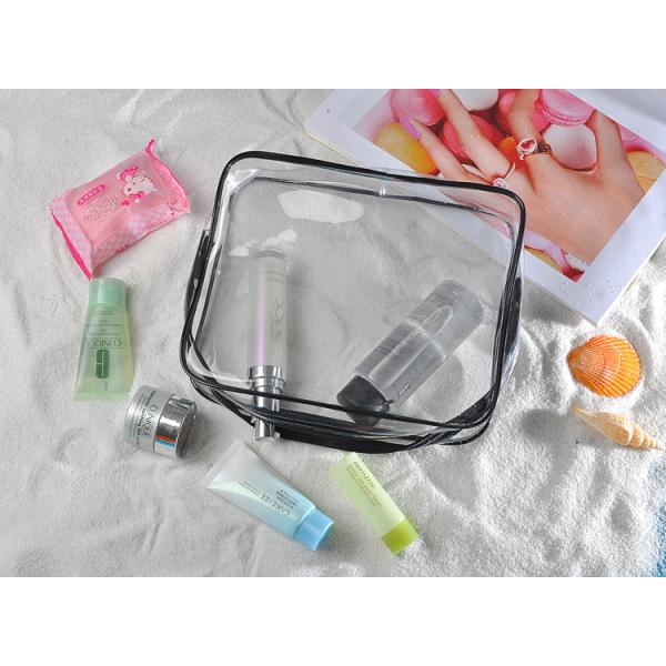 ODM PVC Cosmetic Bag Organizer Clear Toiletry Bag Set For Lady