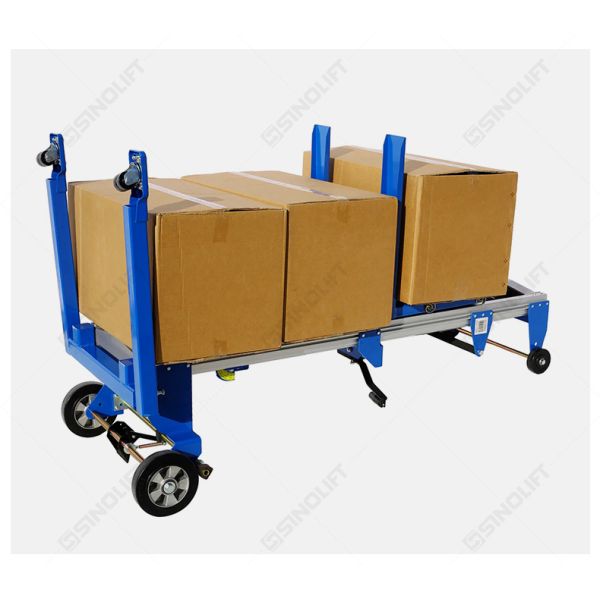 Apilador manual con cabrestante de la serie SW con patas de apoyo – Estabilidad superior para cargas exigentes