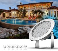 a luz de aço inoxidável da piscina da lâmpada de 36W 1450ma 1200LM conduziu