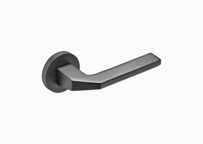 Modern Double Wood Door Lever Set Dummy Door Knobs 144mm 64mm For Interiror Bedroom