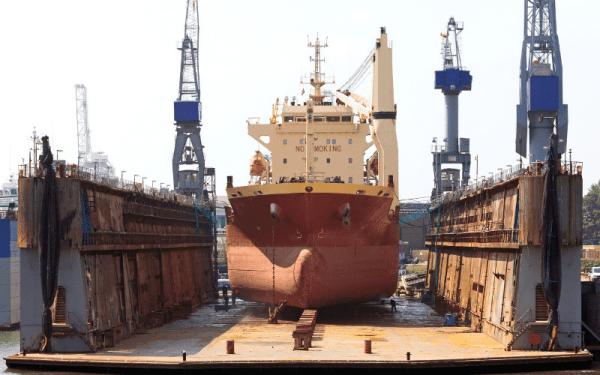 projeto personalizado certificado de Crane With CCS do portal da doca de flutuação 50t~100t