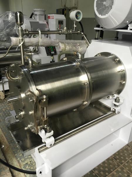 10um Disc Horizontal Bead Mill Machine Oil Based Wet Grinding