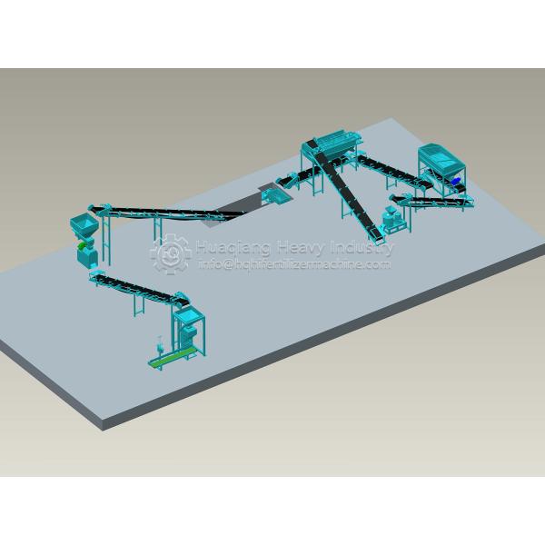 Mineral Fertilizer Powder Granulator Production Line Plant BV / ISO Approval