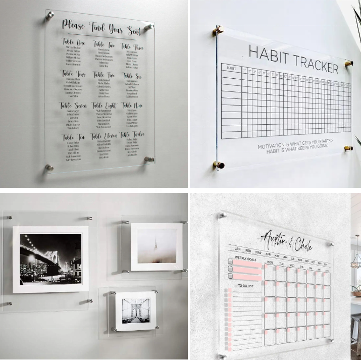 Custom Stainless Steel Hollow Solid Sign Standoff 19x25mm For Advertisement