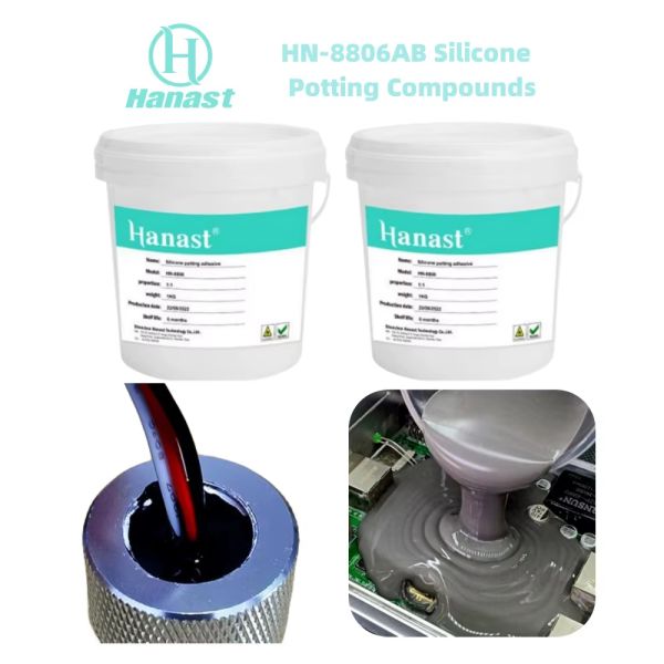 Battery Cell Module Potting 2.0 High Thermal Conductivity Silicone Potting Compound 1:1