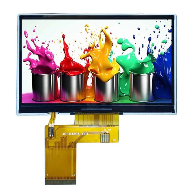 4.3 Inch LCD Monitor Display Wide Temperature TN LCD Module TFT