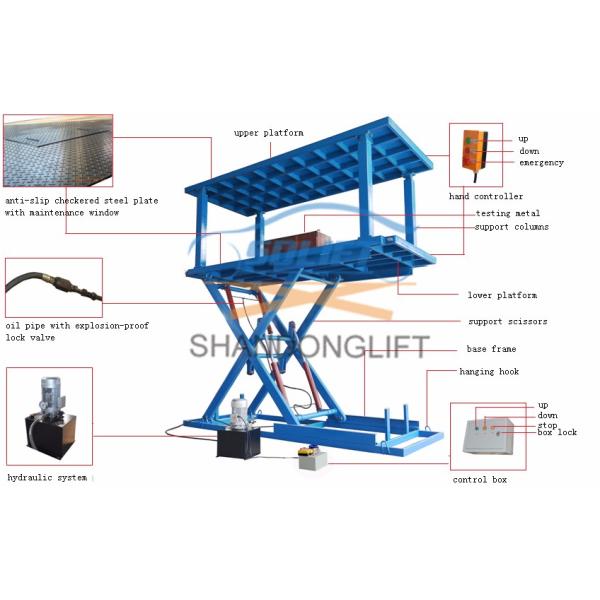 Гидравлический Ссиссор подъем автомобиля для домашних гаражей